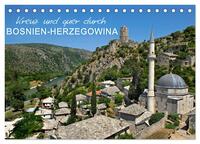 Vorderes Coverbild Kreuz und quer durch Bosnien-Herzegowina (Tischkalender 2025 DIN A5 quer), CALVENDO Monatskalender