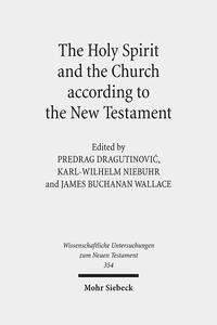 Vorderes Coverbild The Holy Spirit and the Church according to the New Testament