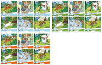 Vorderes Coverbild Paket – Mats, Mila und Molli – Komplettbezug Heft 13–18, Schwierigkeitsstufe A, B, C