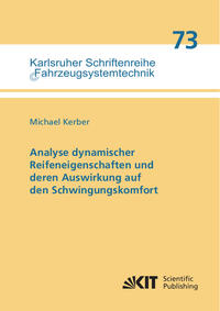Vorderes Coverbild Analyse dynamischer Reifeneigenschaften und deren Auswirkung auf den Schwingungskomfort