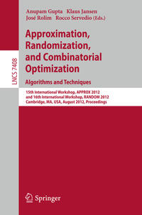 Vorderes Coverbild Approximation, Randomization, and Combinatorial Optimization. Algorithms and Techniques