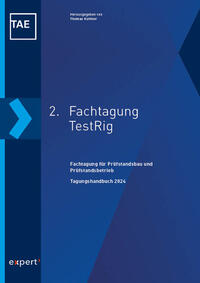 Vorderes Coverbild 2. Fachtagung TestRig