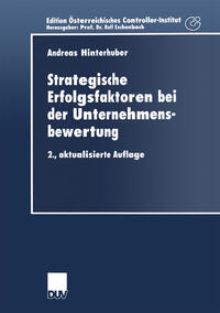 Vorderes Coverbild Strategische Erfolgsfaktoren bei der Unternehmensbewertung