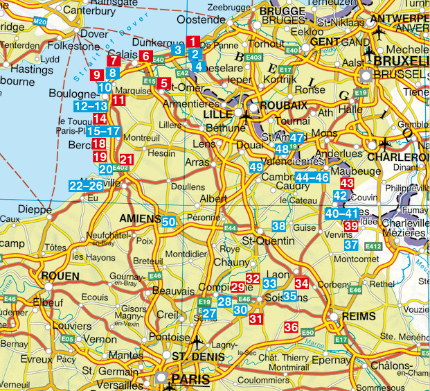 Beispielinhalt (Bild) Picardie - Nordfrankreich