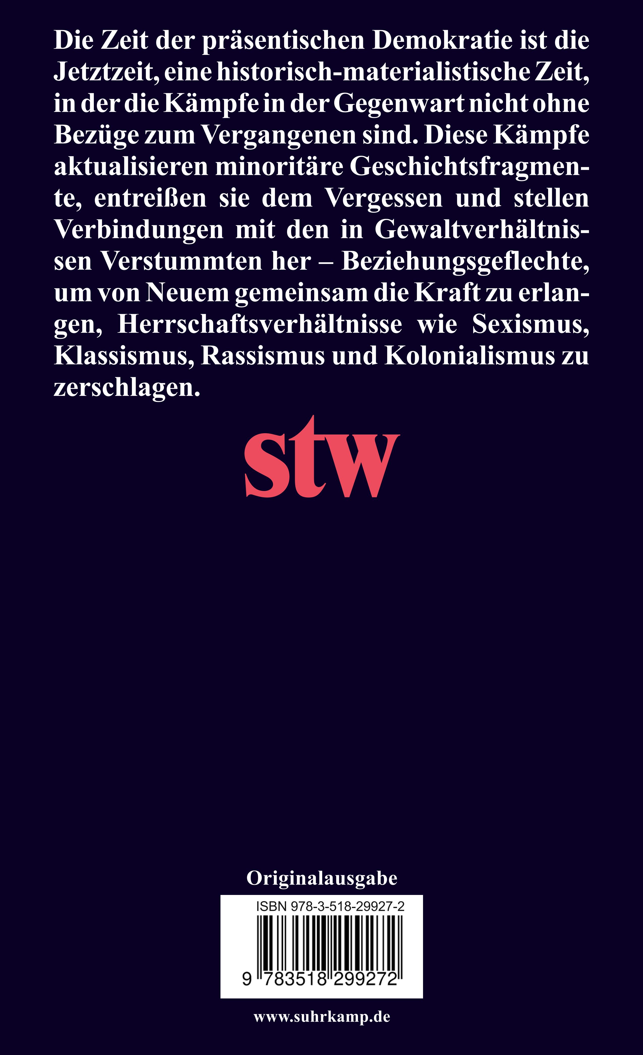 Rückseitencover Demokratie im Präsens