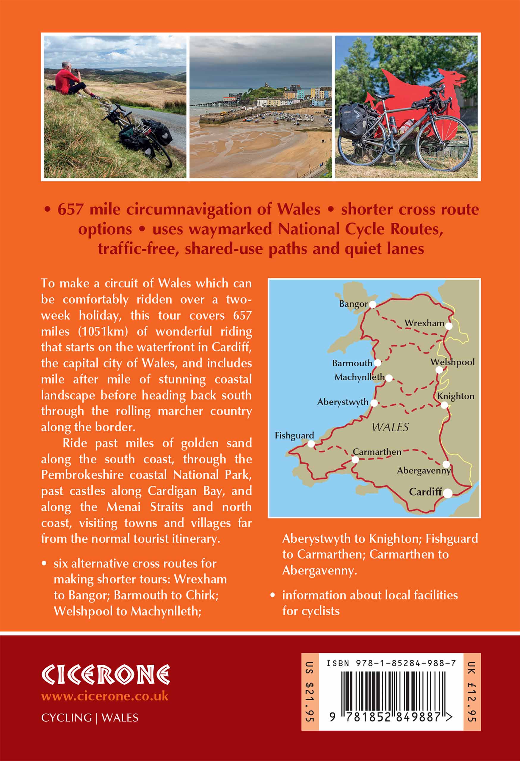 Rückseitencover Cycle Touring in Wales