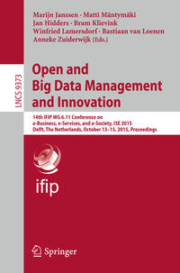 Vorderes Coverbild Open and Big Data Management and Innovation