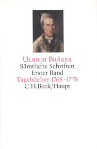 Vorderes Coverbild Sämtliche Schriften Bd. 1: Tagebücher 1768-1778