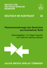 Vorderes Coverbild Flexionsmorphologie des Deutschen aus kontrastiver Sicht