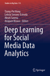 Vorderes Coverbild Deep Learning for Social Media Data Analytics
