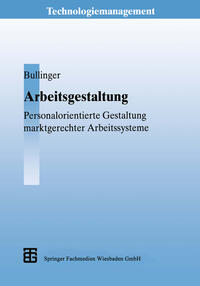 Vorderes Coverbild Arbeitsgestaltung