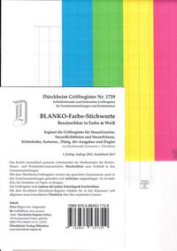 Vorderes Coverbild DürckheimRegister® BLANKO: FARBE-GROSS Beschreibbar