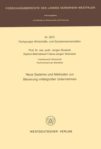 Vorderes Coverbild Neue Systeme und Methoden zur Steuerung mittelgroßer Unternehmen