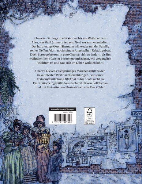 Rückseitencover Eine Weihnachtsgeschichte nach Charles Dickens