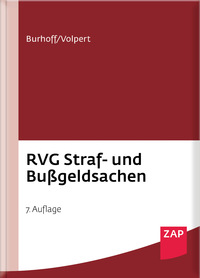 Vorderes Coverbild RVG Straf- und Bußgeldsachen
