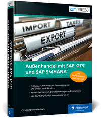 Vorderes Coverbild Außenhandel mit SAP GTS und SAP S/4HANA