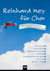 Vorderes Coverbild Reinhard Mey für Chor SATB
