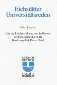 Vorderes Coverbild Eichstätter Universitätsreden Heinz Lampert