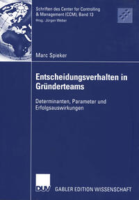 Vorderes Coverbild Entscheidungsverhalten in Gründerteams