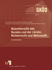 Vorderes Coverbild Gesamtkommentar öffentliches Dienstrecht (GKÖD). Ergänzbarer Kommentar / Beamtenrecht des Bundes und der Länder, Richterrecht und Wehrrecht - Abonnement Pflichtfortsetzung für mindestens 12 Monate