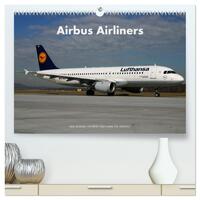 Vorderes Coverbild Airbus Airliners (hochwertiger Premium Wandkalender 2025 DIN A2 quer), Kunstdruck in Hochglanz