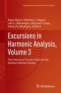 Vorderes Coverbild Excursions in Harmonic Analysis, Volume 3
