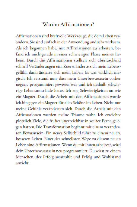 Beispielinhalt (Bild) Jetzt beginne ich neu