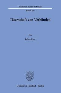 Vorderes Coverbild Täterschaft von Verbänden.