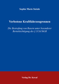 Vorderes Coverbild Verbotene Kraftfahrzeugrennen