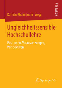 Vorderes Coverbild Ungleichheitssensible Hochschullehre