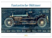 Vorderes Coverbild Fantastische Oldtimer (Wandkalender 2025 DIN A3 quer), CALVENDO Monatskalender