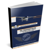 Vorderes Coverbild PPL Fragenkatalog -Airplane- mit Lösungsbögen (Buch/Printversion)