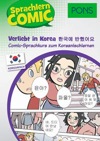 Vorderes Coverbild PONS Sprachlern-Comic Koreanisch - Verliebt in Korea