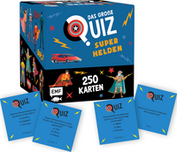 Vorderes Coverbild Kartenbox: Das große Quiz – Superhelden