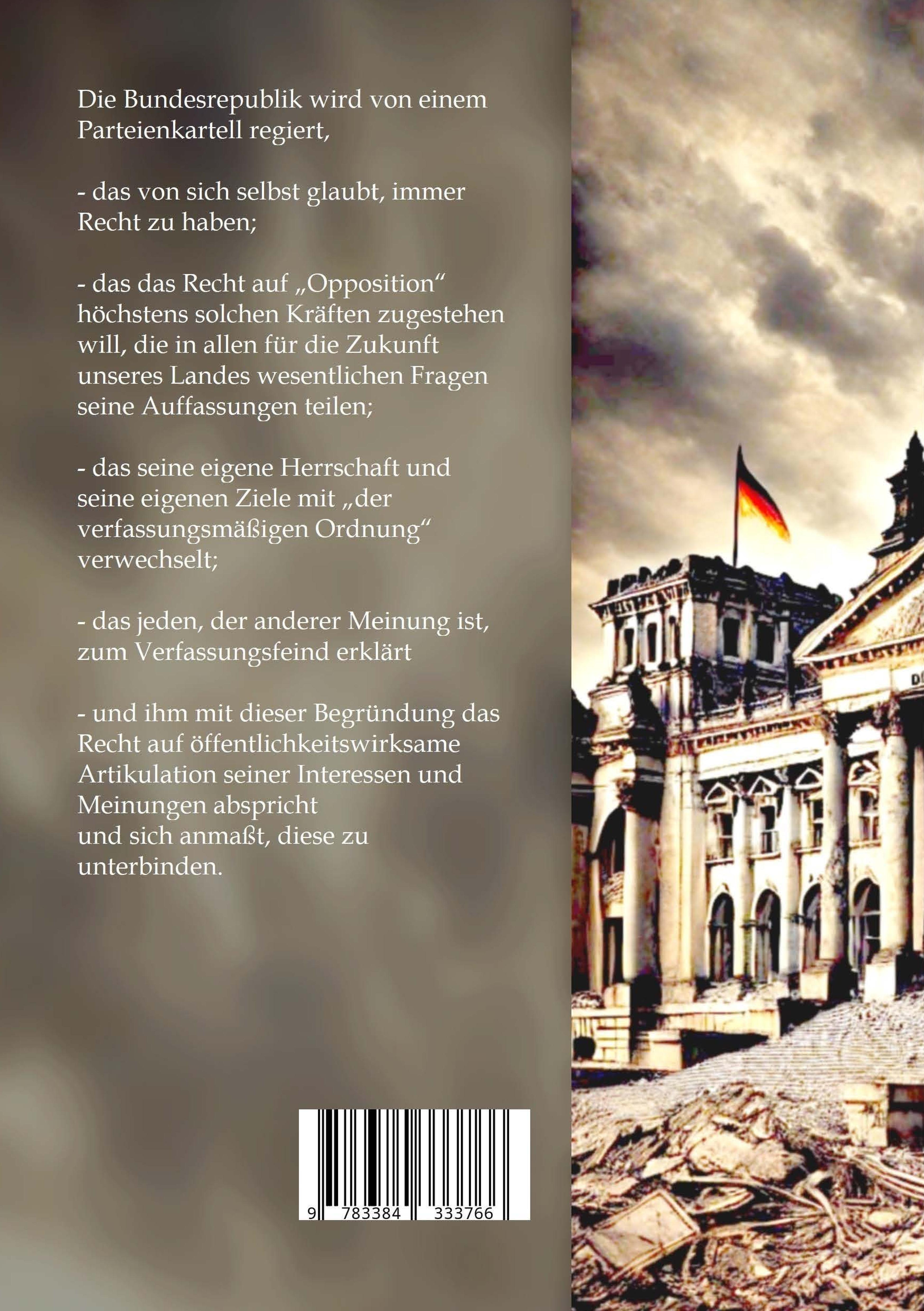 Rückseitencover Der kalte Staatsstreich