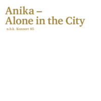 Vorderes Coverbild Anika – Alone in the City