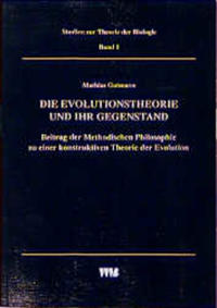 Vorderes Coverbild Die Evolutionstheorie und ihr Gegenstand