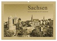 Vorderes Coverbild Sachsen (Wandkalender 2025 DIN A2 quer), CALVENDO Monatskalender