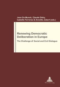 Vorderes Coverbild Renewing Democratic Deliberation in Europe