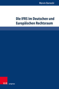Vorderes Coverbild Die IFRS im Deutschen und Europäischen Rechtsraum