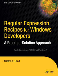 Vorderes Coverbild Regular Expression Recipes for Windows Developers