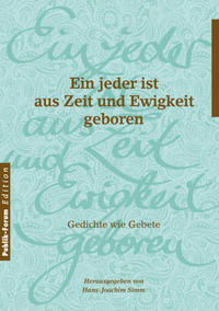 Vorderes Coverbild Ein jeder ist aus Zeit und Ewigkeit geboren