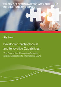 Vorderes Coverbild Developing Technological and Innovative Capabilities