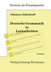Vorderes Coverbild Deutsche Grammatik in Lernschritten