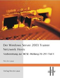 Vorderes Coverbild Der Windows Server 2003 Trainer- Netzwerk Hosts