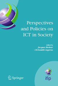 Vorderes Coverbild Perspectives and Policies on ICT in Society