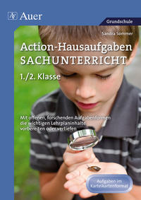 Vorderes Coverbild Action-Hausaufgaben Sachunterricht 1+2