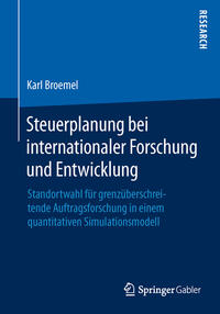 Vorderes Coverbild Steuerplanung bei internationaler Forschung und Entwicklung