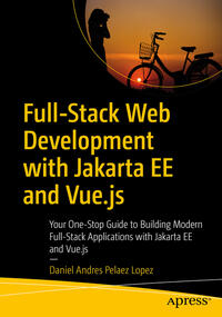 Vorderes Coverbild Full-Stack Web Development with Jakarta EE and Vue.js