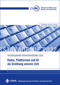 Vorderes Coverbild Daten, Plattformen und KI als Dreiklang unserer Zeit